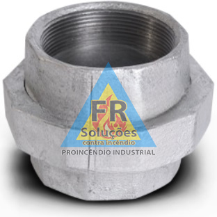 União de Assento Bronze Fêmea/Fêmea  4 polegadas