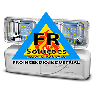 BLOCO DE ILUMINAÇÃO DE EMERGÊNCIA 400 LUMENS SG